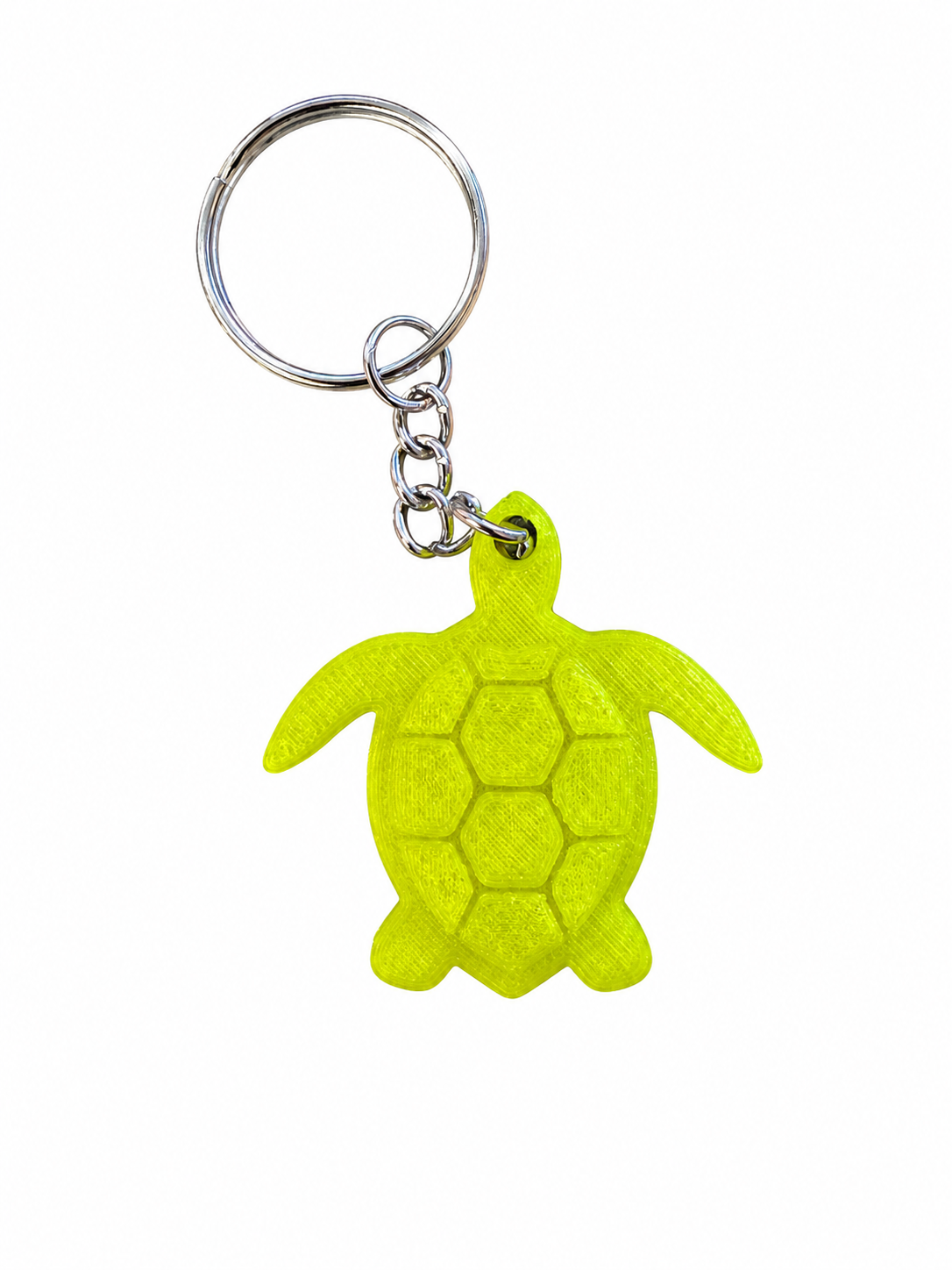 Sea turtle 3d custom print key chain.